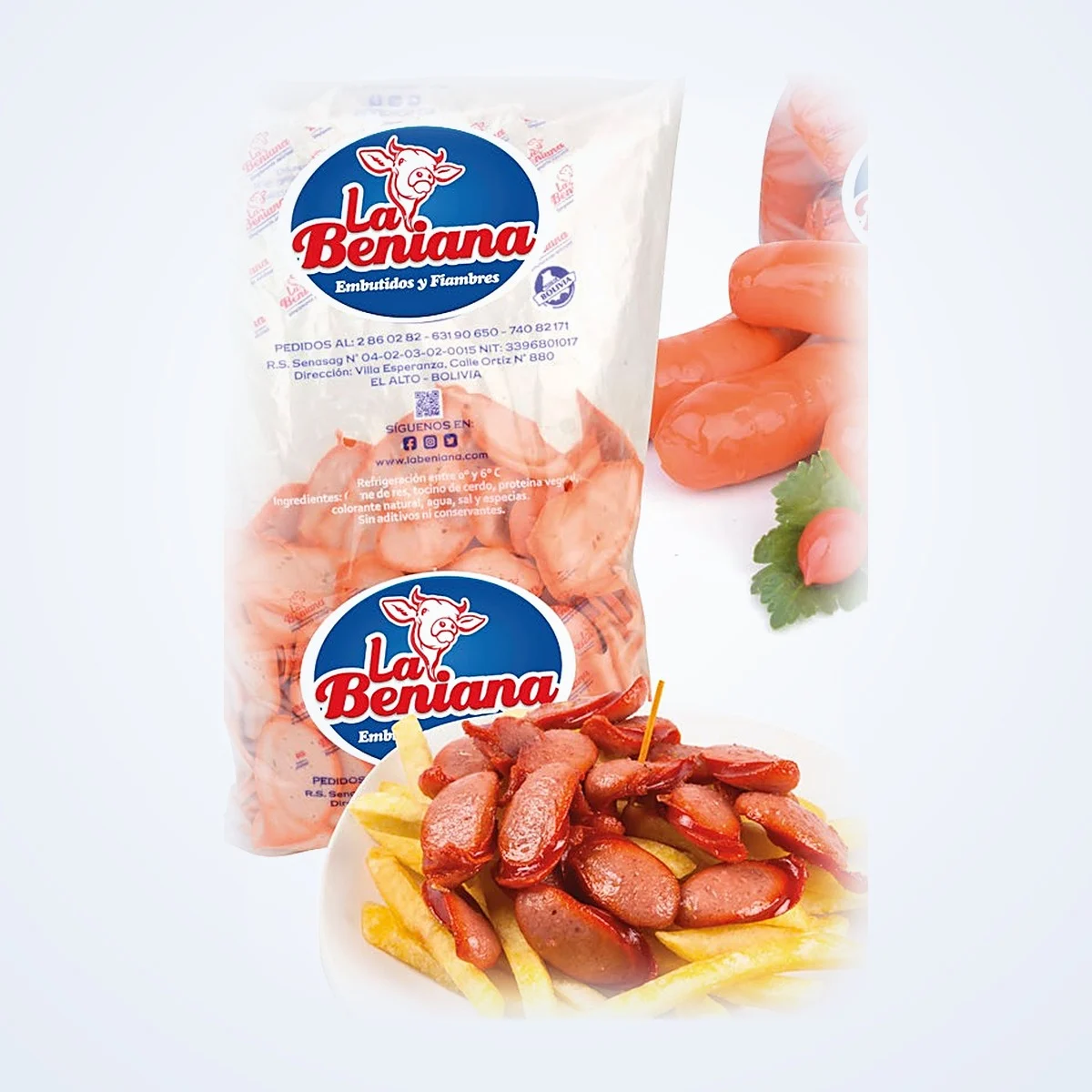 Salchicha cortada a granel La Beniana